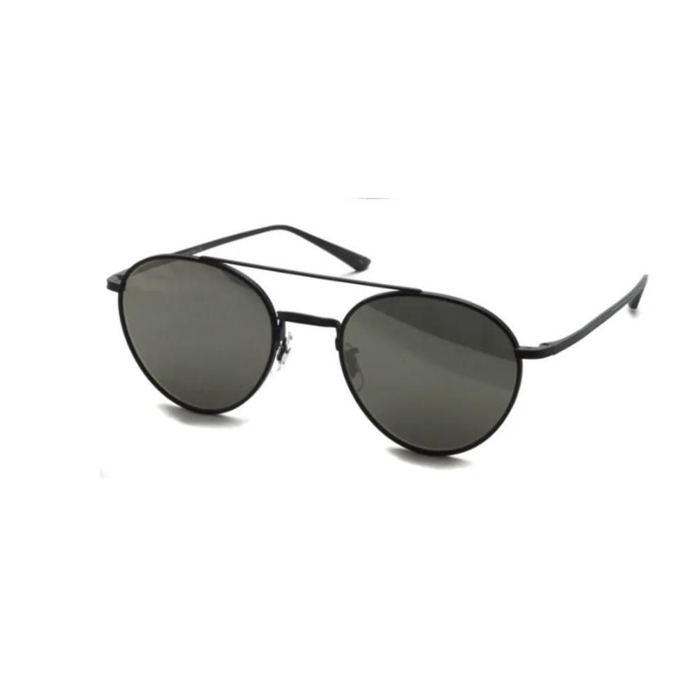 Oliver Peoples x The Row Nighttime Titanium Aviators Matte Black / Grey Lens
